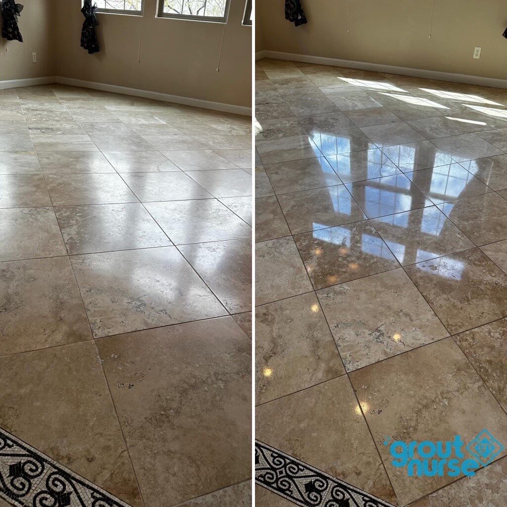 Grout company Scottsdale: Grout Nurse does an amazing job on reconditioning floors.